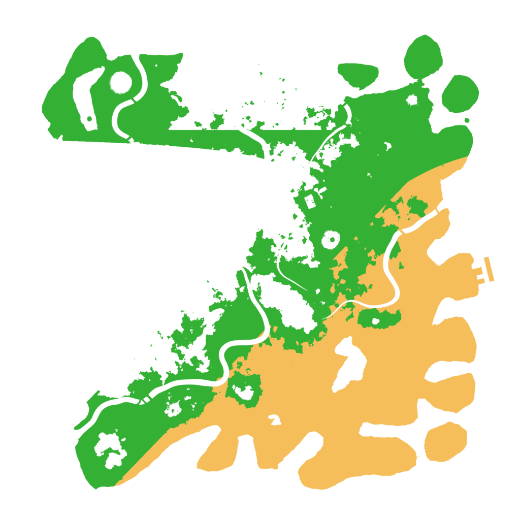 Biome Rust Map: Procedural Map, Size: 4250, Seed: 1690150254
