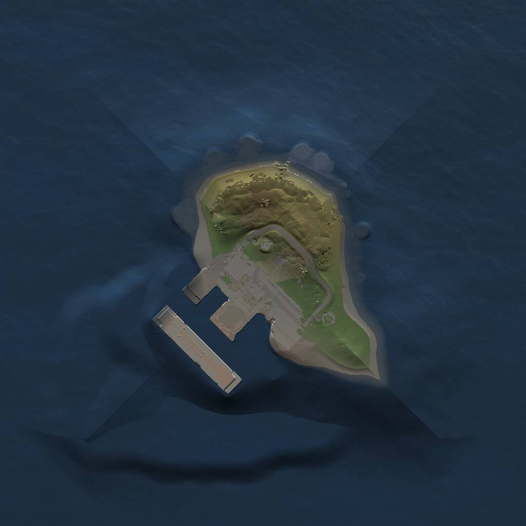 Rust Map: Procedural Map, Size: 1000, Seed: 899984564, 2 Monuments