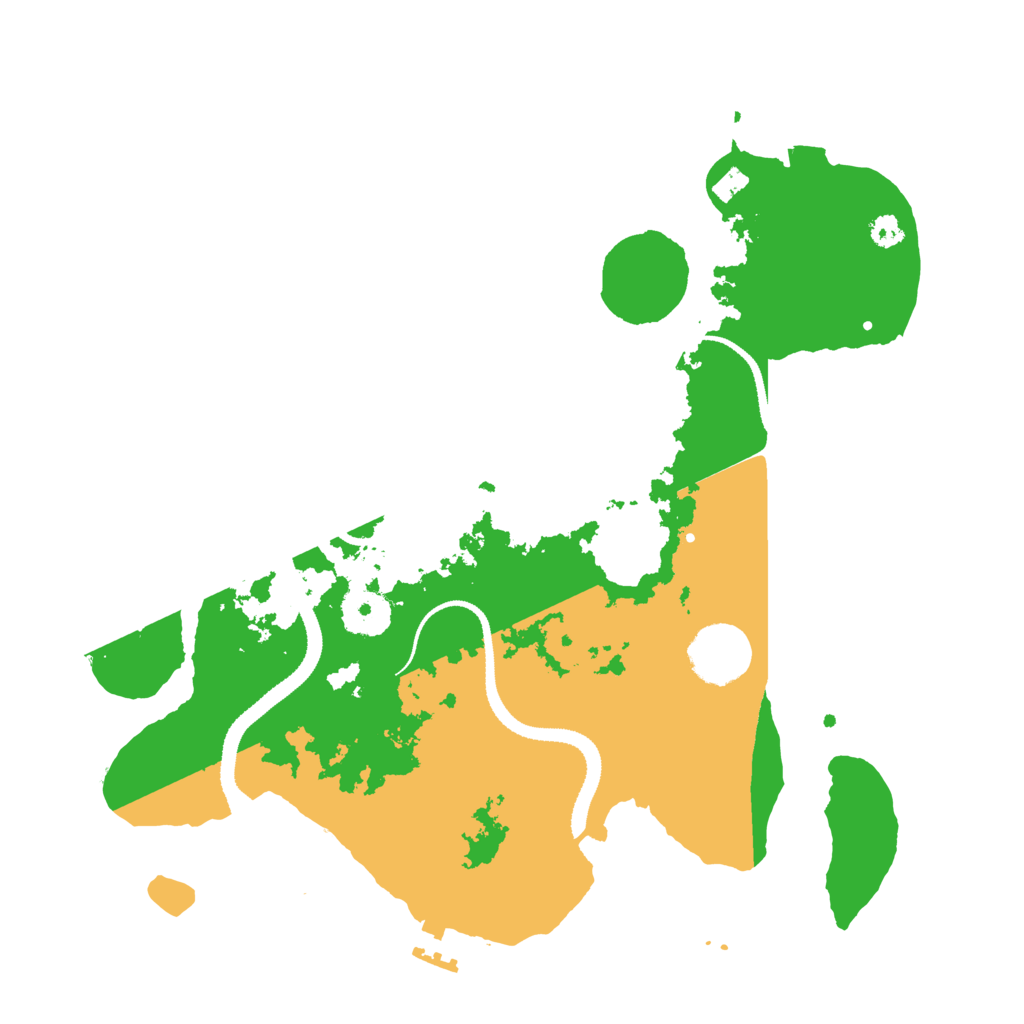 Biome Rust Map: Procedural Map, Size: 3200, Seed: 1897203815