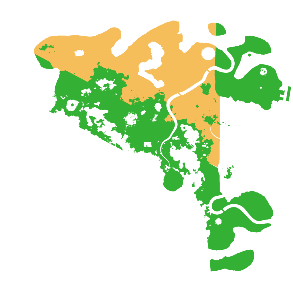 Biome Rust Map: Procedural Map, Size: 4000, Seed: 61541506