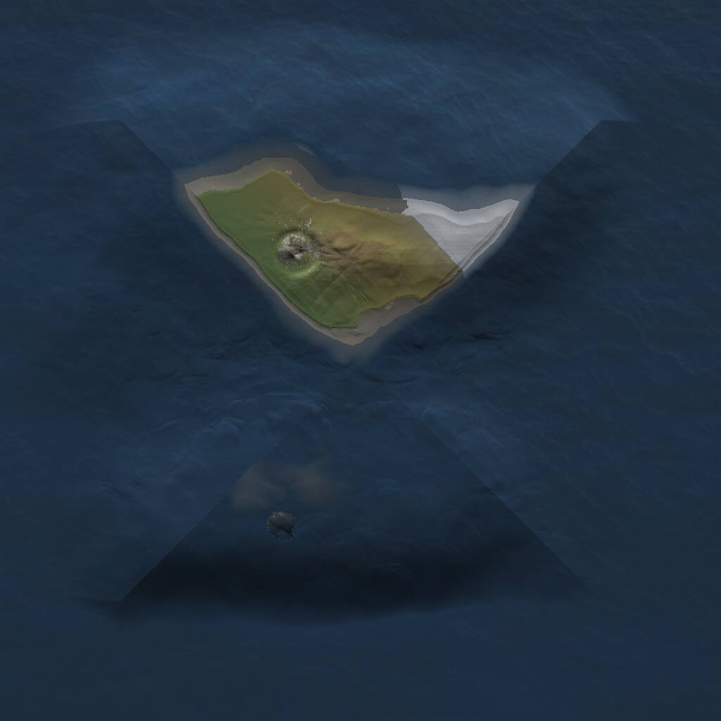 Rust Map: Procedural Map, Size: 1000, Seed: 750695555, 1 Monuments