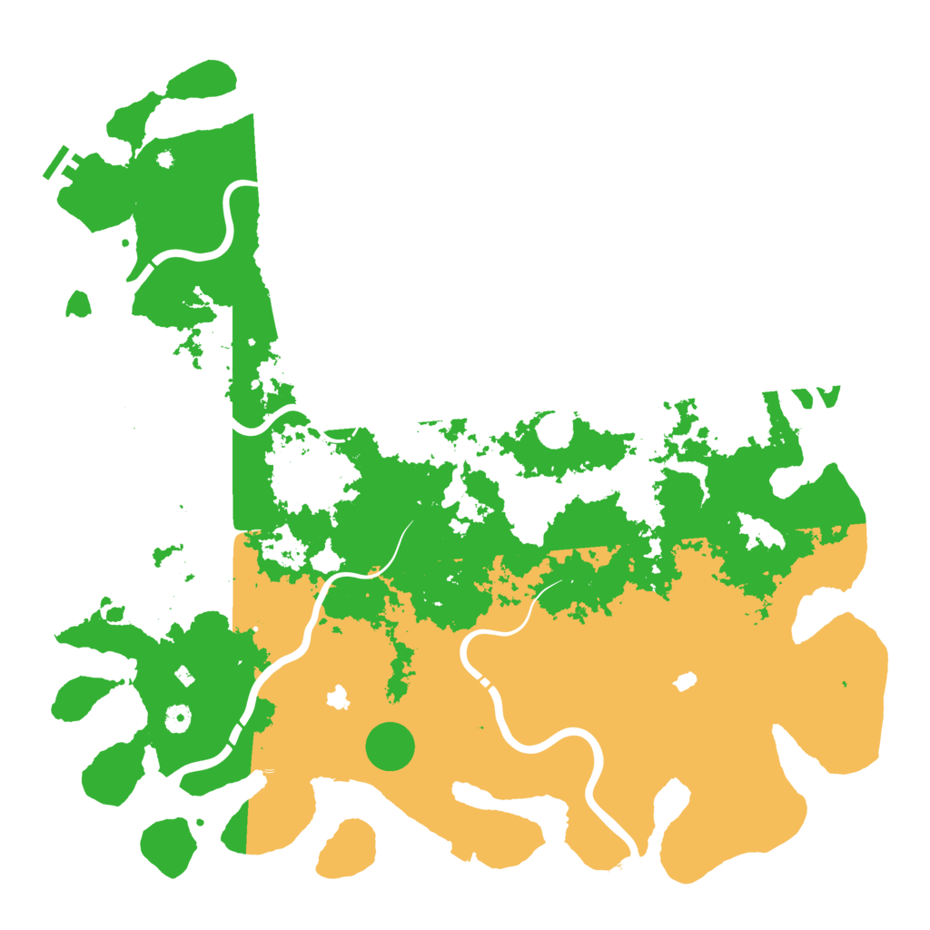 Biome Rust Map: Procedural Map, Size: 5000, Seed: 51828610