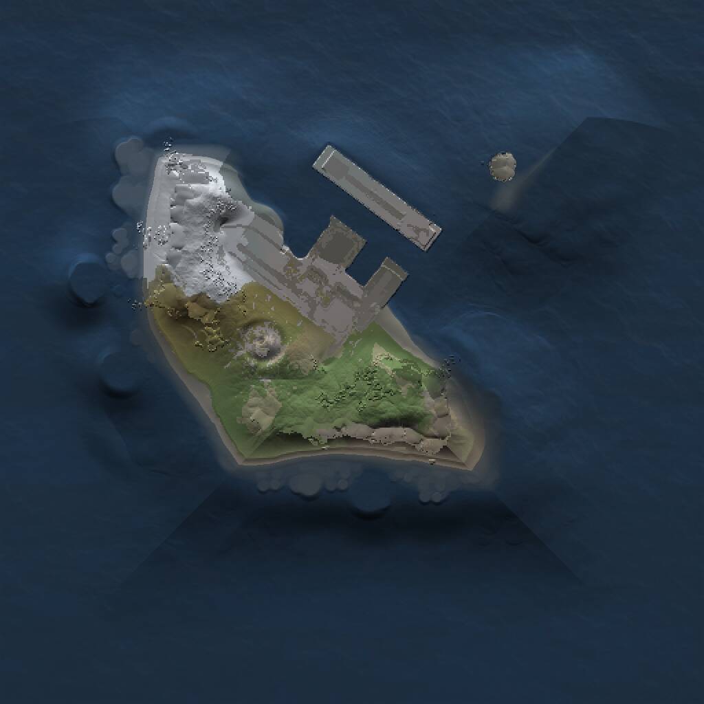 Rust Map: Procedural Map, Size: 1000, Seed: 486447931, 2 Monuments
