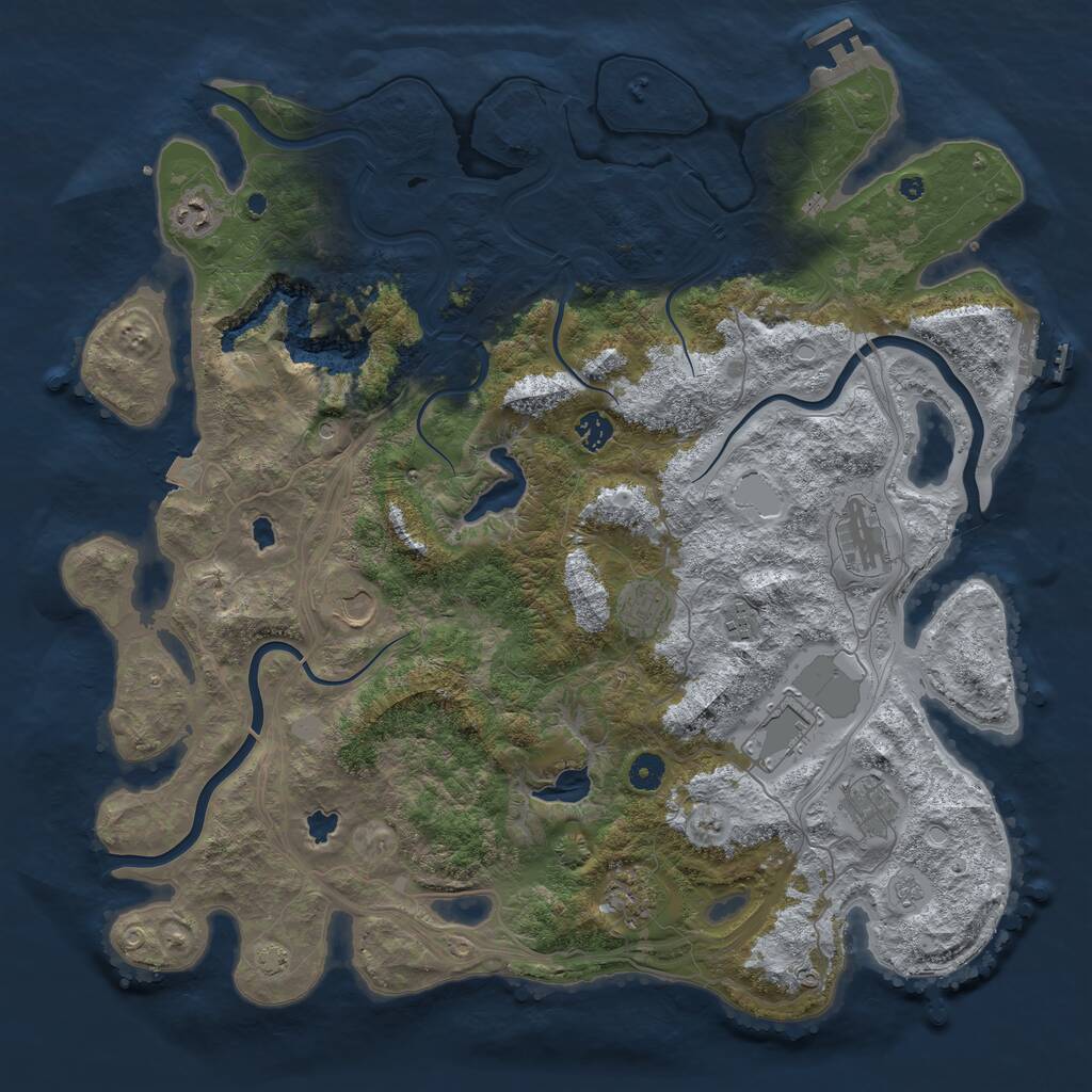 Rust Map: Procedural Map, Size: 4500, Seed: 2026091512, 15 Monuments