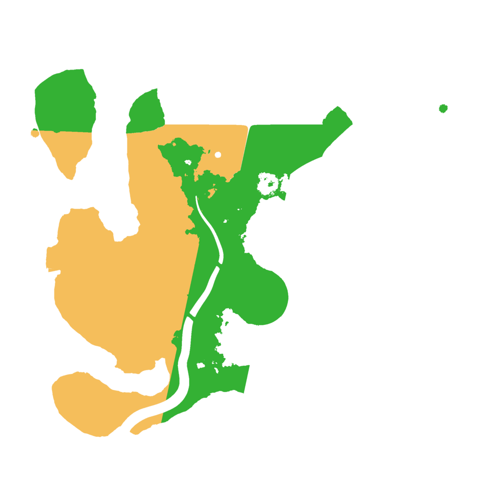 Biome Rust Map: Procedural Map, Size: 2350, Seed: 565992051