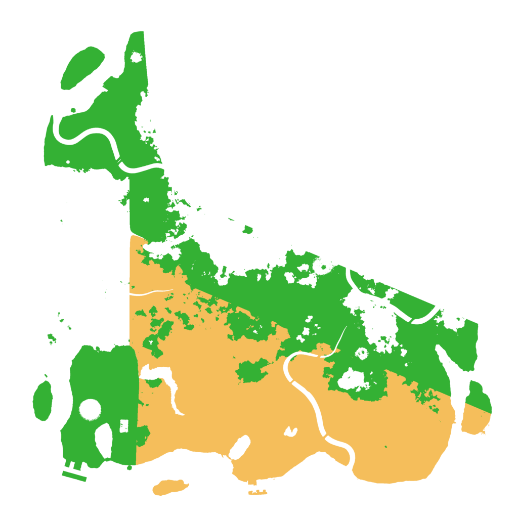 Biome Rust Map: Procedural Map, Size: 4250, Seed: 16156