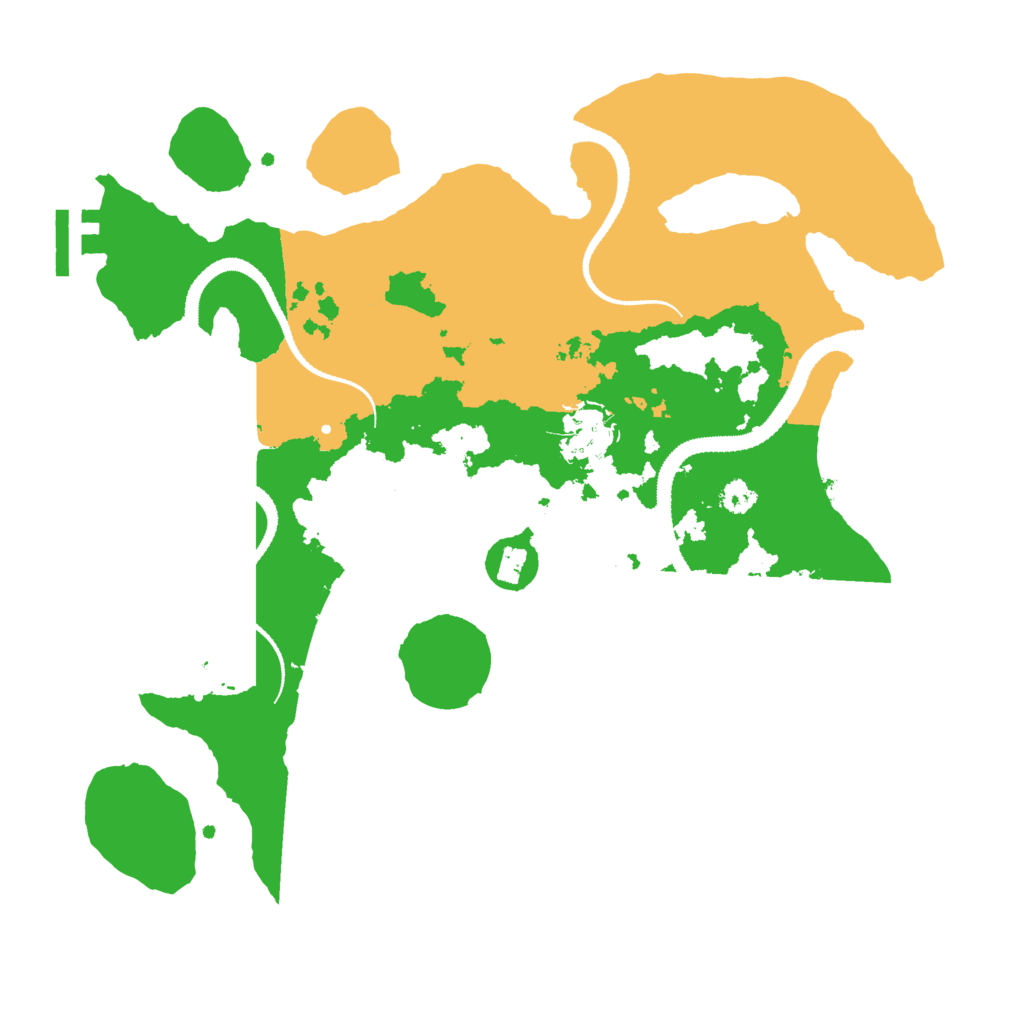 Biome Rust Map: Procedural Map, Size: 3100, Seed: 1455223348