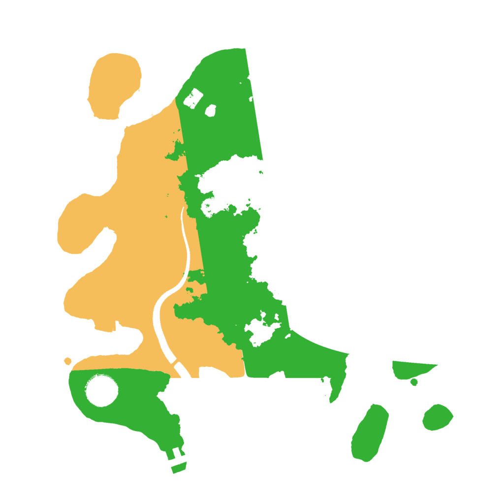 Biome Rust Map: Procedural Map, Size: 2800, Seed: 548742769