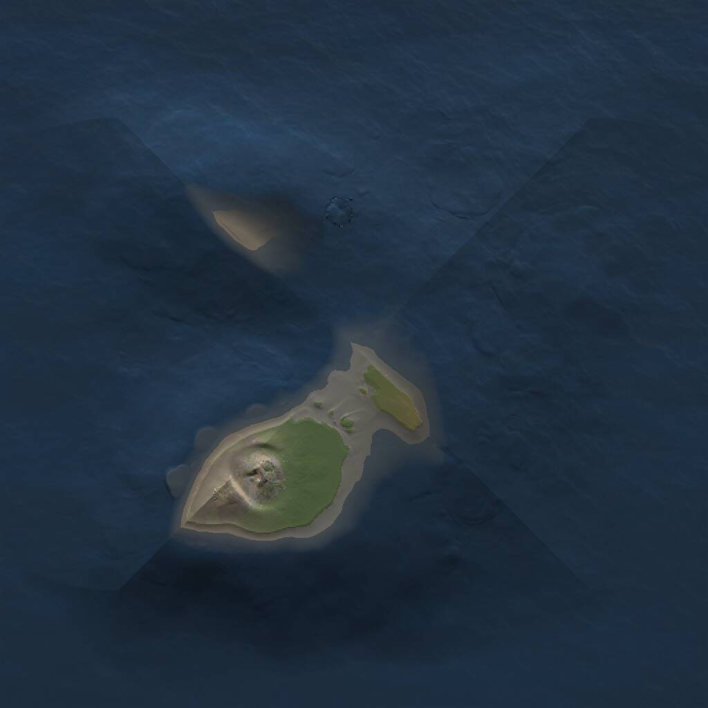 Rust Map: Procedural Map, Size: 1000, Seed: 450955573, 1 Monuments