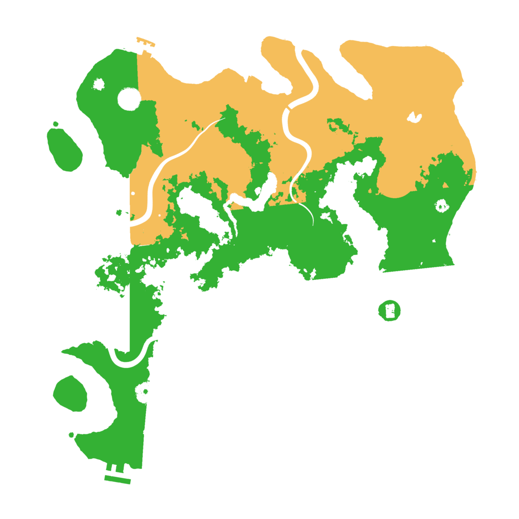 Biome Rust Map: Procedural Map, Size: 4000, Seed: 895924832