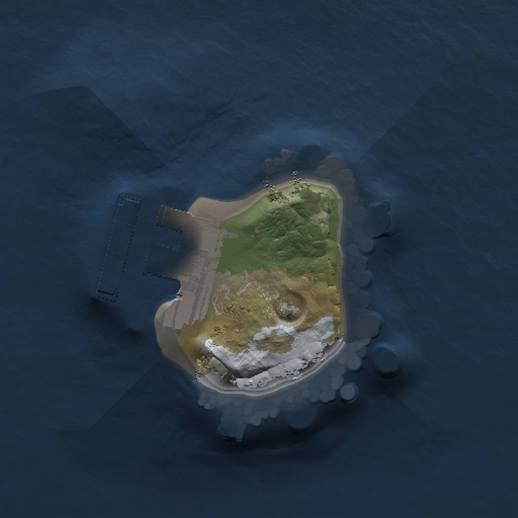 Rust Map: Procedural Map, Size: 1000, Seed: 1014270238, 2 Monuments