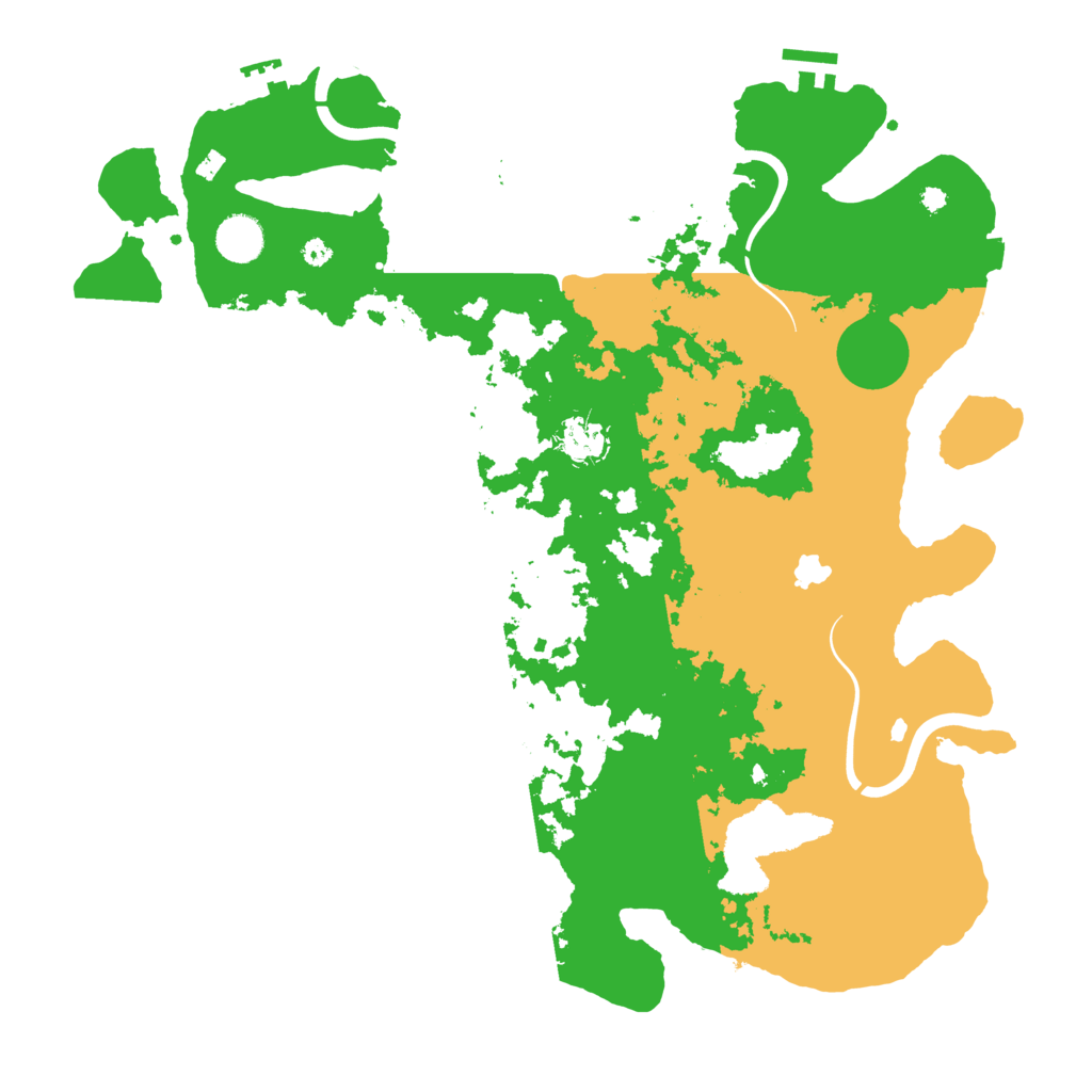 Biome Rust Map: Procedural Map, Size: 4000, Seed: 870129105