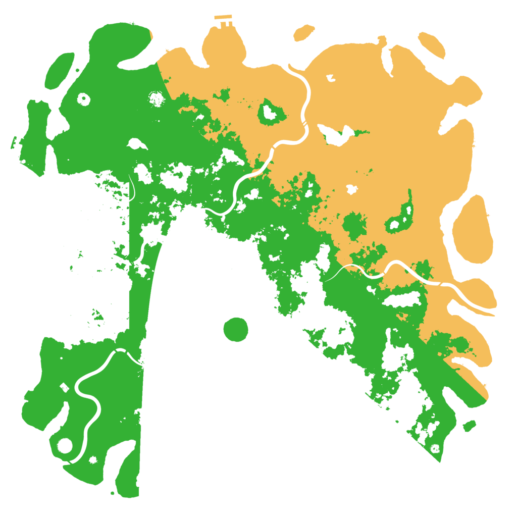Biome Rust Map: Procedural Map, Size: 6000, Seed: 578369846