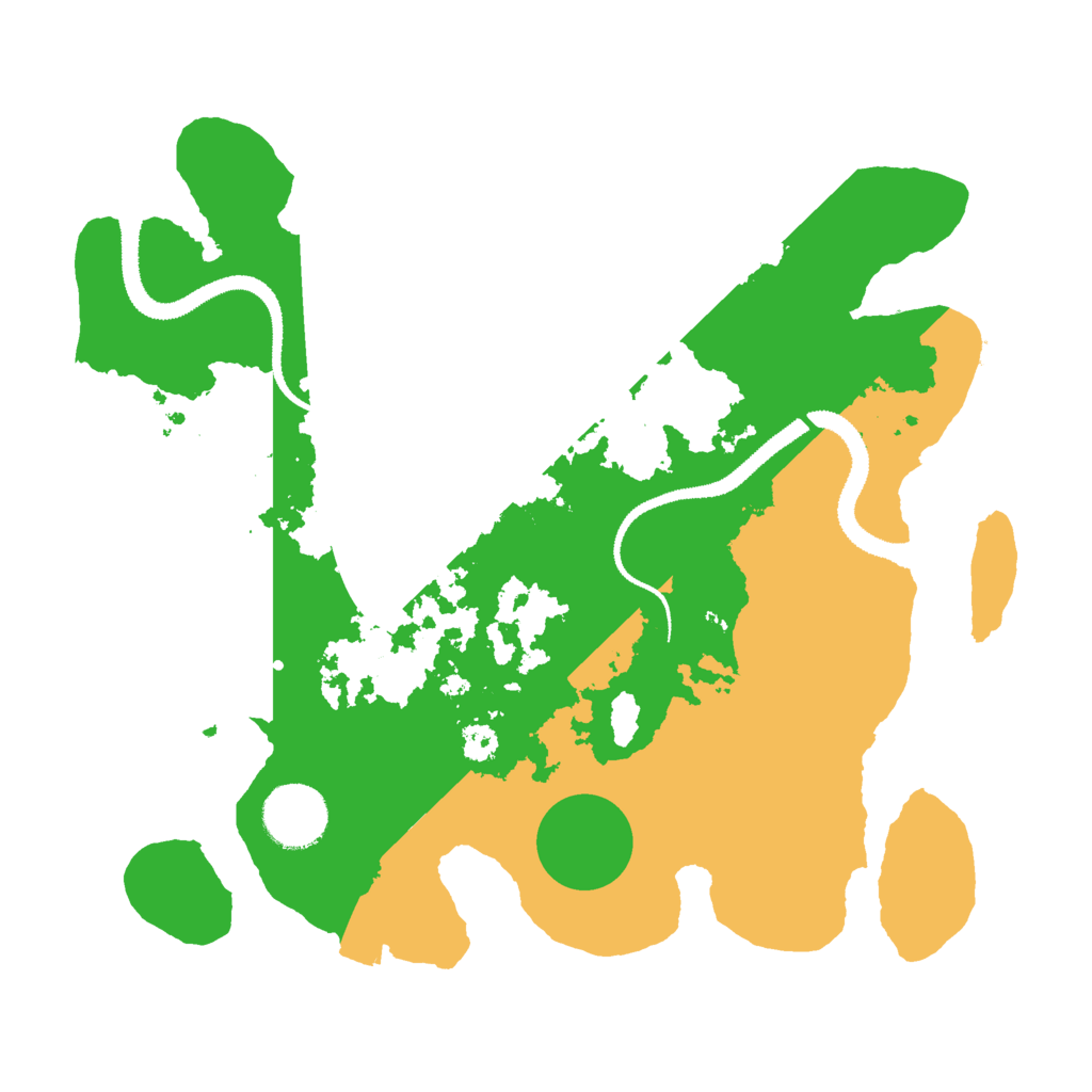 Biome Rust Map: Procedural Map, Size: 3000, Seed: 200103472
