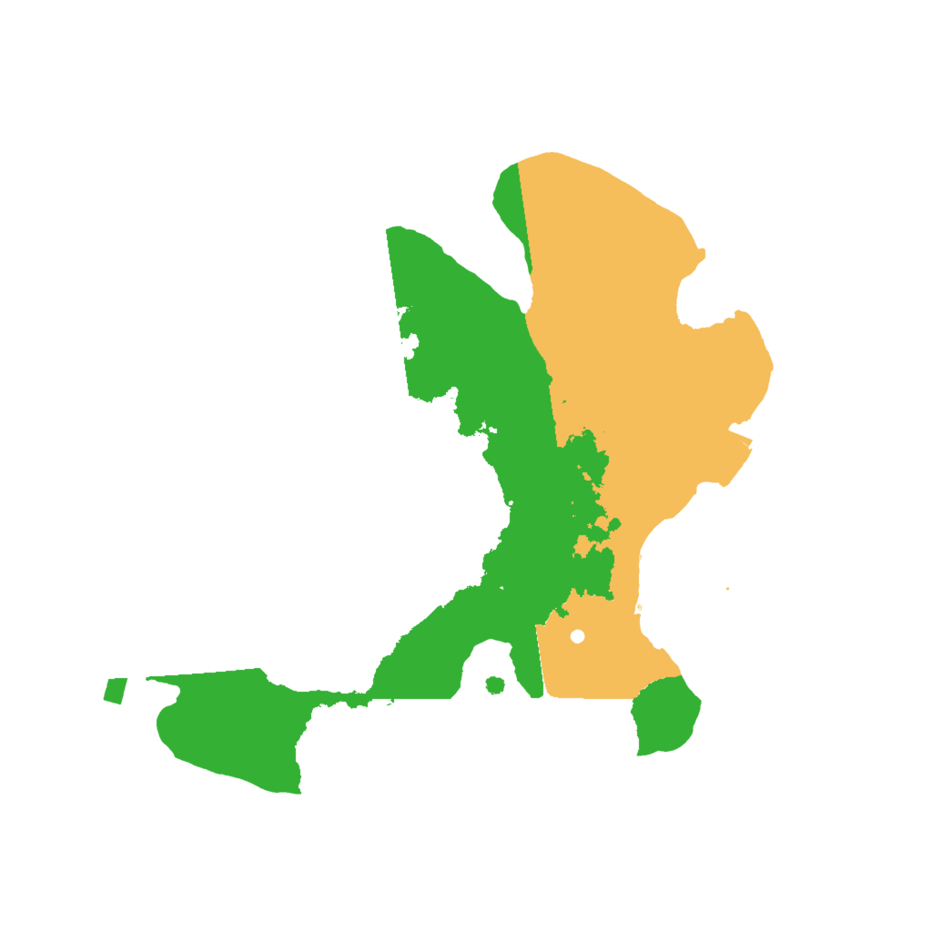 Biome Rust Map: Procedural Map, Size: 2000, Seed: 406416328