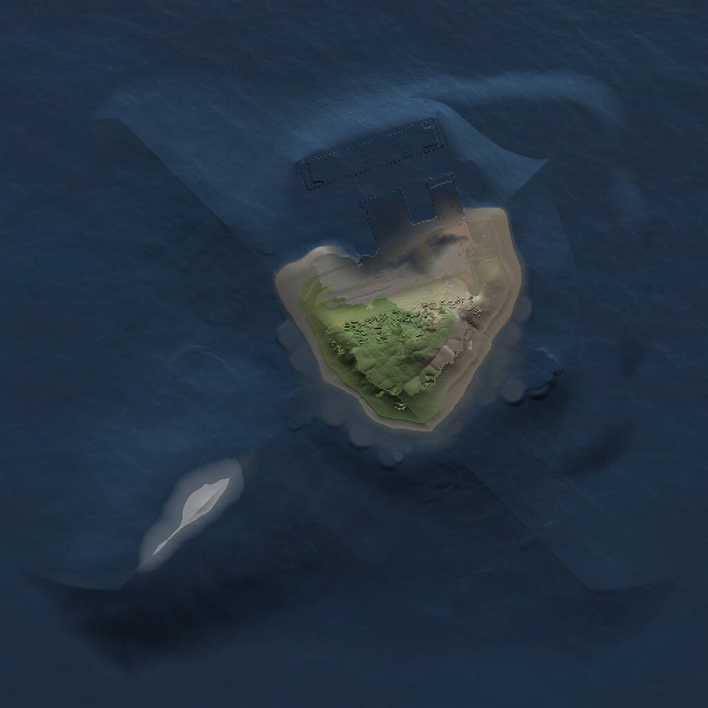 Rust Map: Procedural Map, Size: 1000, Seed: 697056328, 2 Monuments