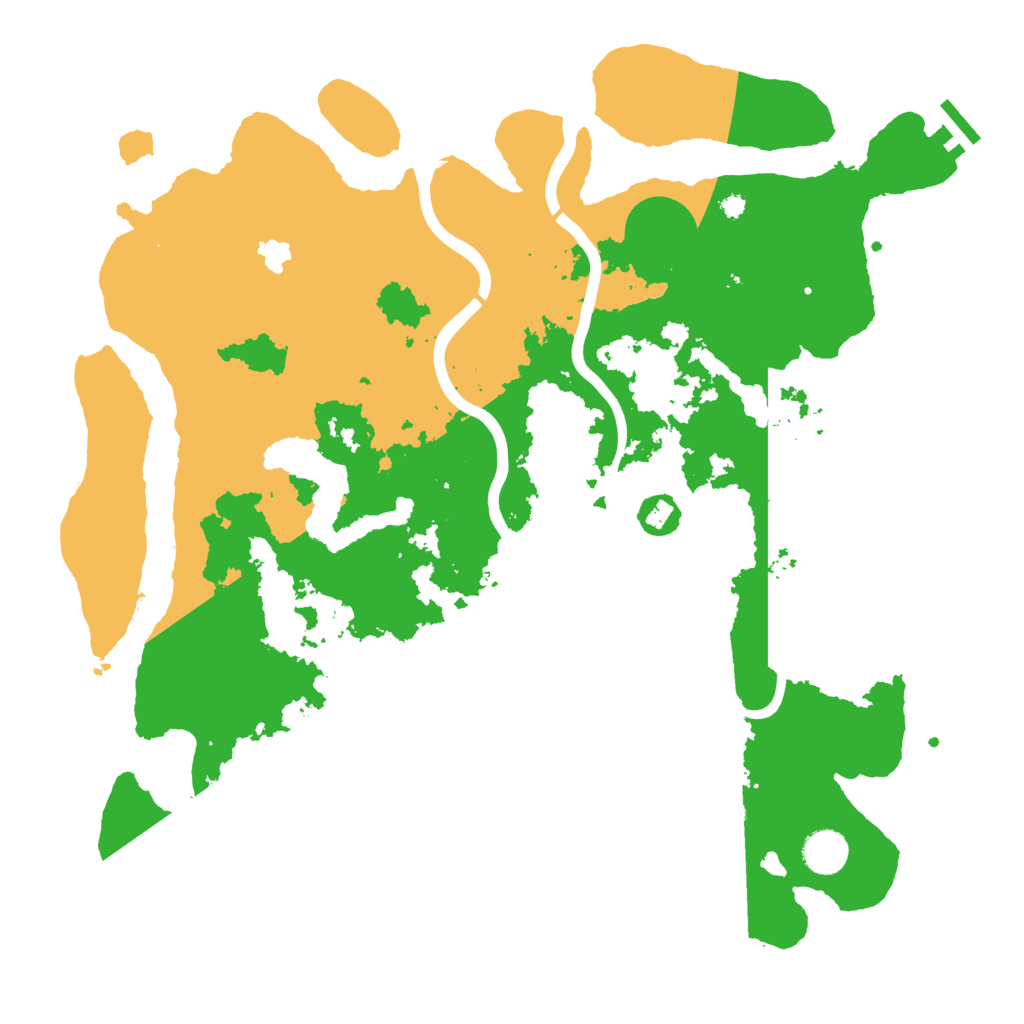 Biome Rust Map: Procedural Map, Size: 4000, Seed: 1491245676