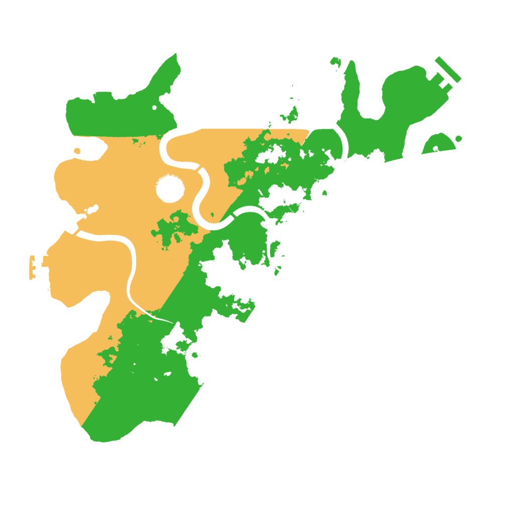 Biome Rust Map: Procedural Map, Size: 3250, Seed: 2026507644