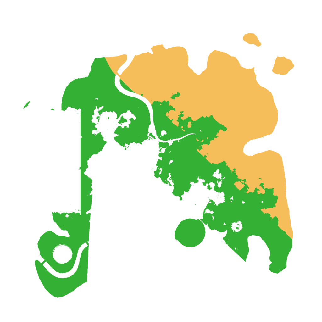 Biome Rust Map: Procedural Map, Size: 3000, Seed: 352728159