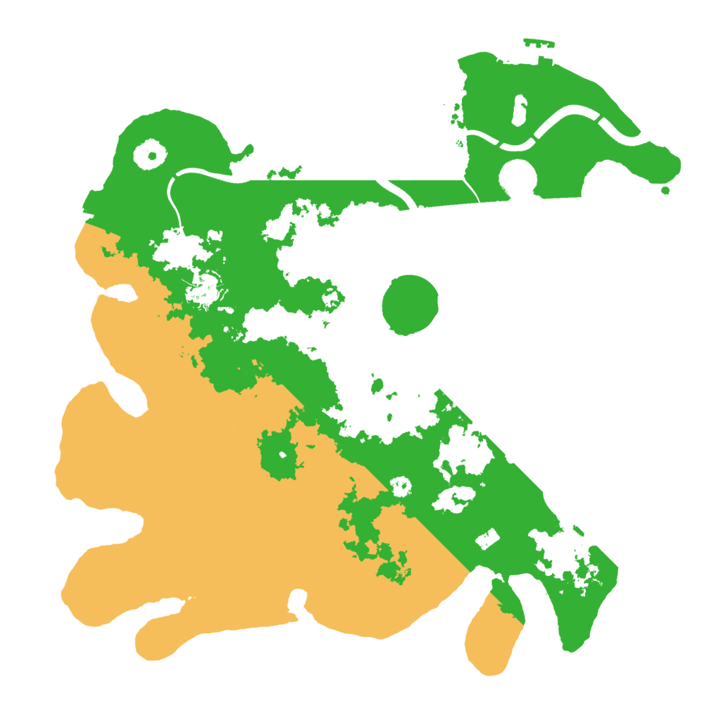 Biome Rust Map: Procedural Map, Size: 3500, Seed: 967188481