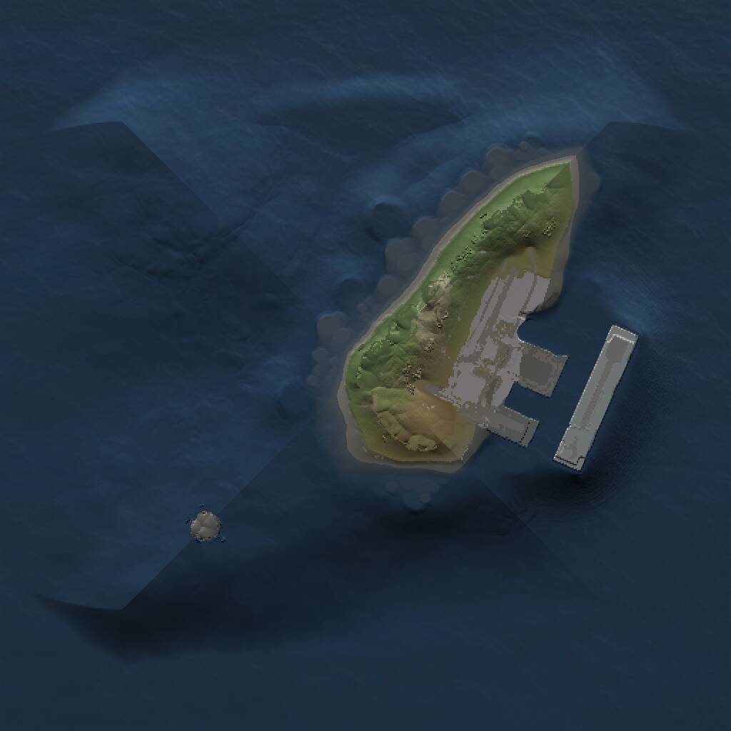 Rust Map: Procedural Map, Size: 1000, Seed: 737007601, 2 Monuments