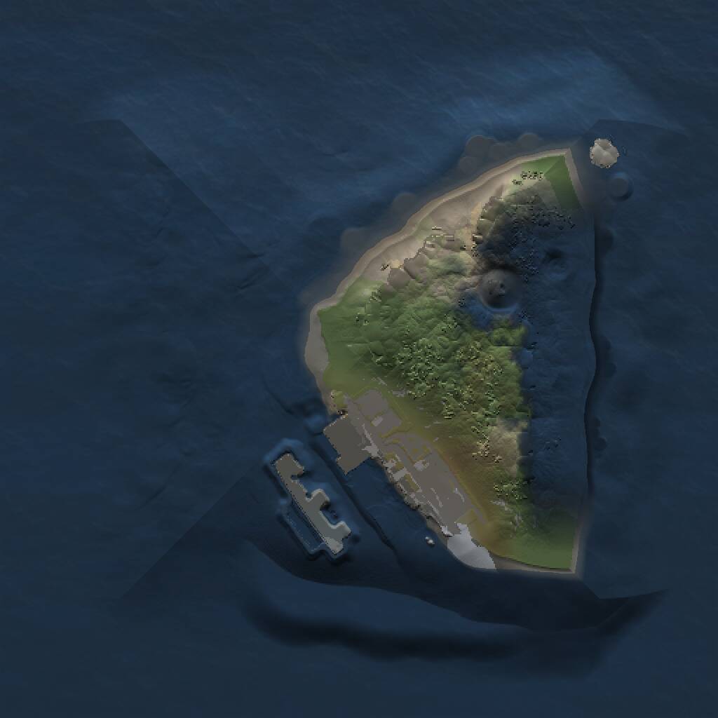 Rust Map: Procedural Map, Size: 1000, Seed: 989908129, 2 Monuments