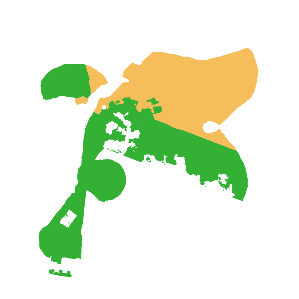 Biome Rust Map: Procedural Map, Size: 2000, Seed: 947508225