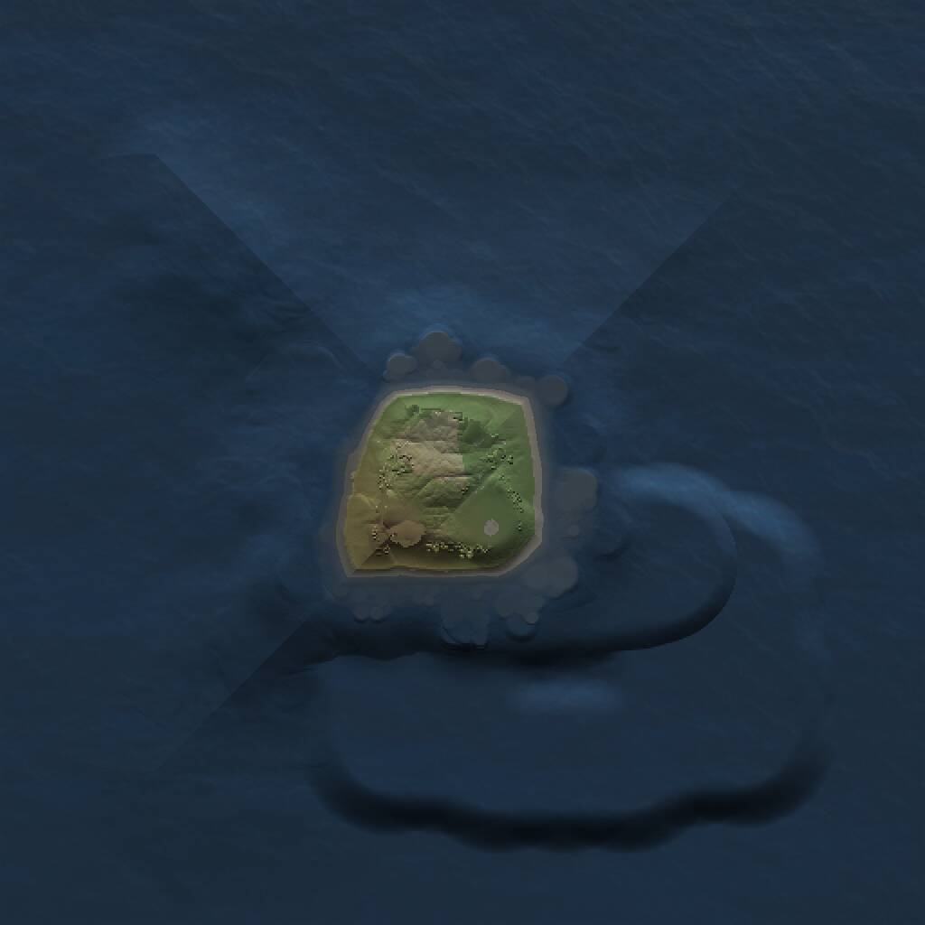 Rust Map: Procedural Map, Size: 1000, Seed: 213713358, 1 Monuments