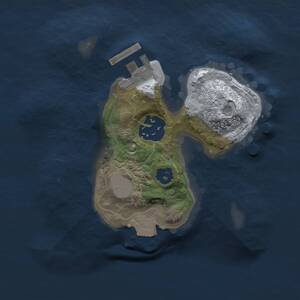 Thumbnail Rust Map: Procedural Map, Size: 1750, Seed: 2009898379, 3 Monuments