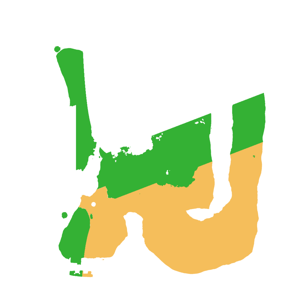 Biome Rust Map: Procedural Map, Size: 2000, Seed: 124523