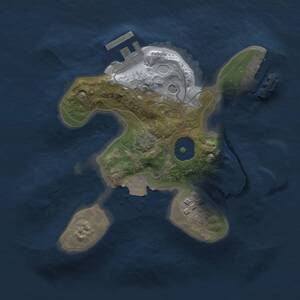 Thumbnail Rust Map: Procedural Map, Size: 2000, Seed: 487280211, 6 Monuments