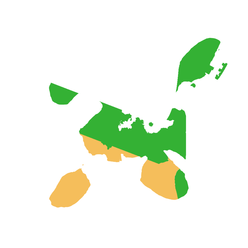 Biome Rust Map: Procedural Map, Size: 2000, Seed: 487280211