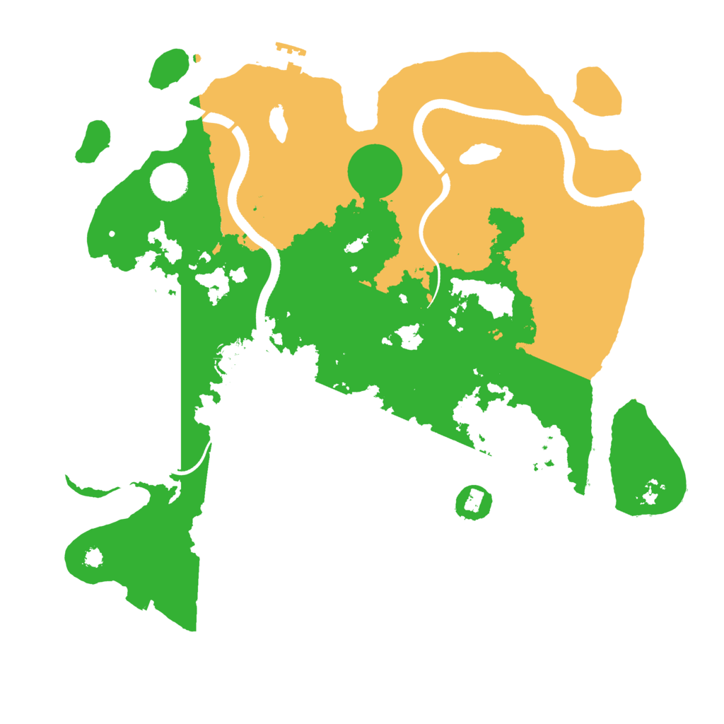 Biome Rust Map: Procedural Map, Size: 3500, Seed: 1771339772