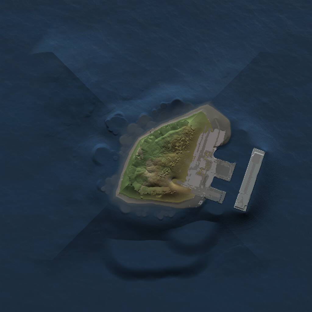 Rust Map: Procedural Map, Size: 1000, Seed: 239296293, 2 Monuments