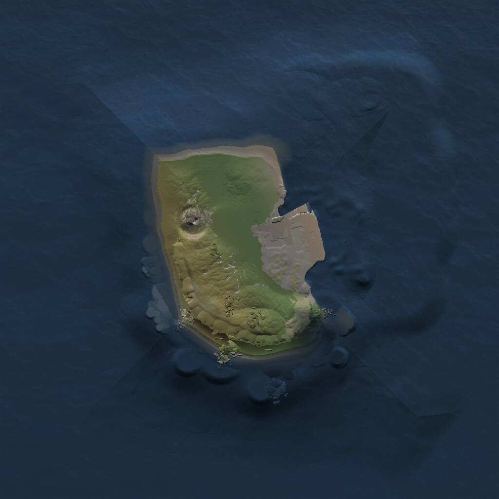 Rust Map: Procedural Map, Size: 1000, Seed: 12340311, 1 Monuments