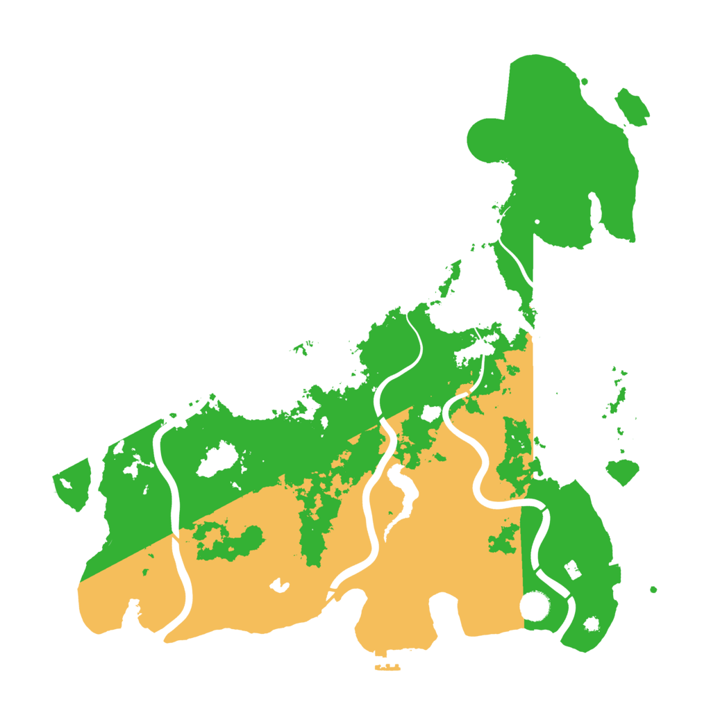 Biome Rust Map: Procedural Map, Size: 4250, Seed: 2072093944