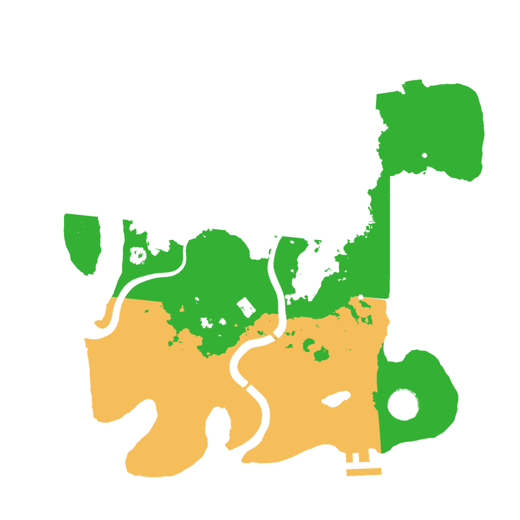 Biome Rust Map: Procedural Map, Size: 3000, Seed: 1355634