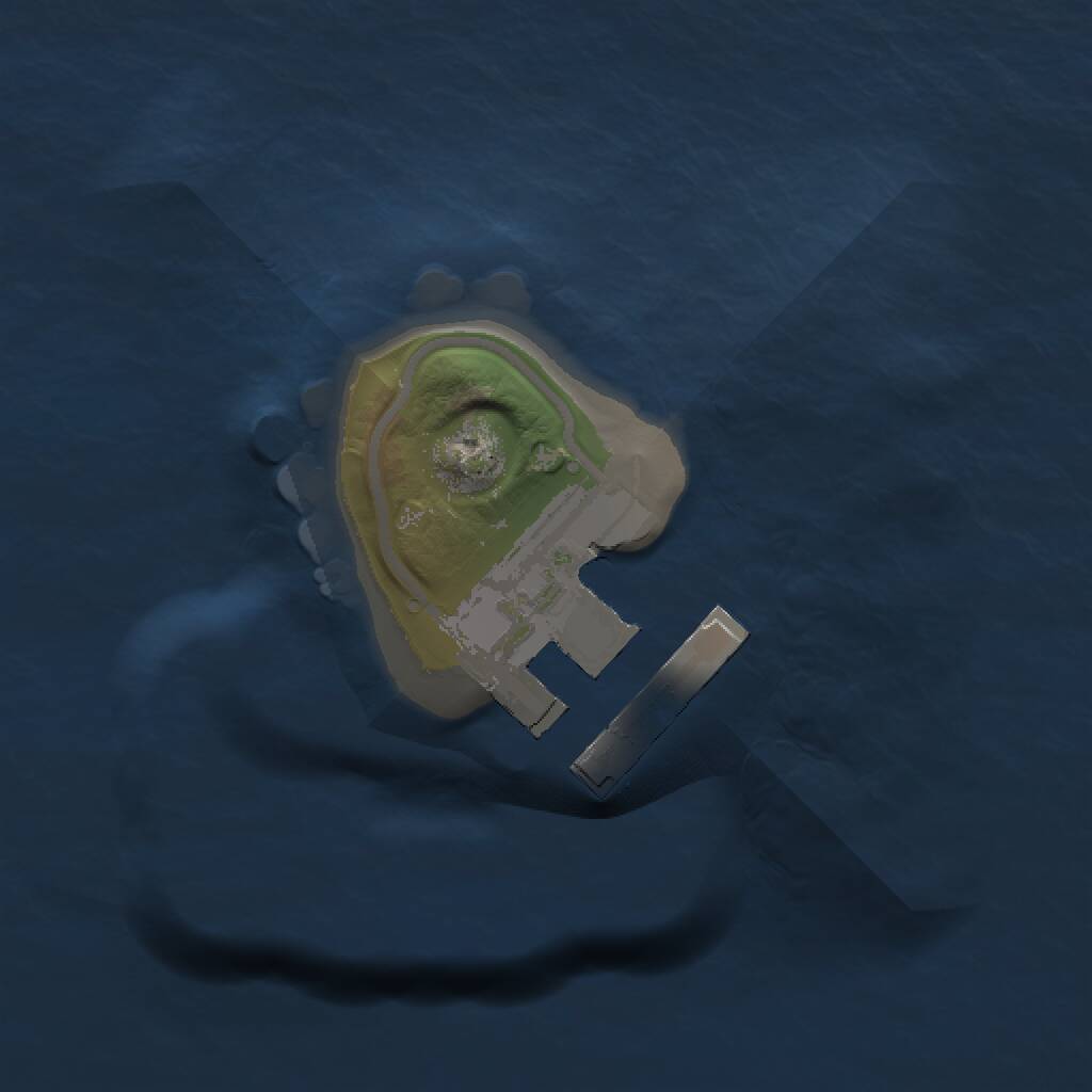 Rust Map: Procedural Map, Size: 1000, Seed: 773595462, 2 Monuments