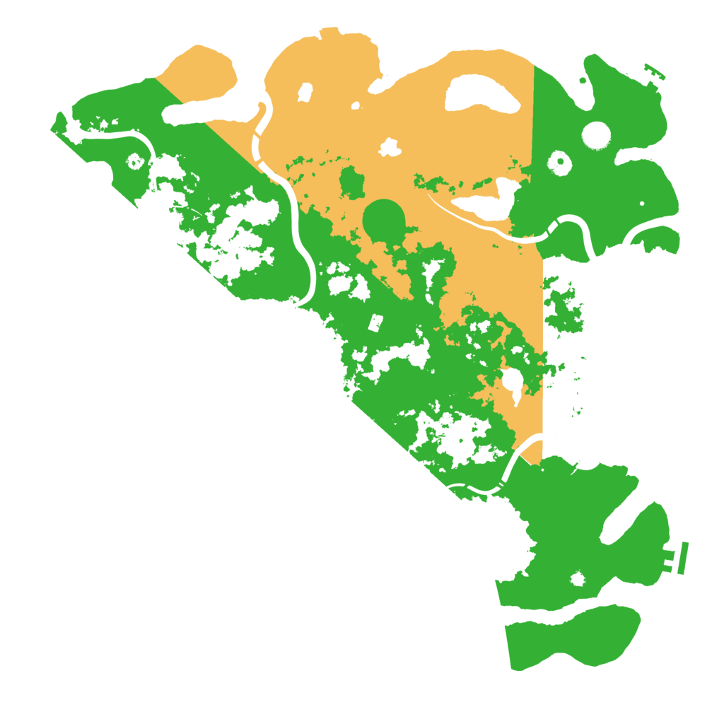 Biome Rust Map: Procedural Map, Size: 4500, Seed: 1870073600