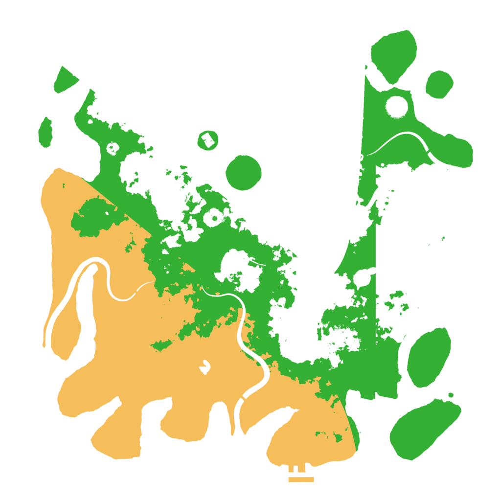 Biome Rust Map: Procedural Map, Size: 4000, Seed: 893141005