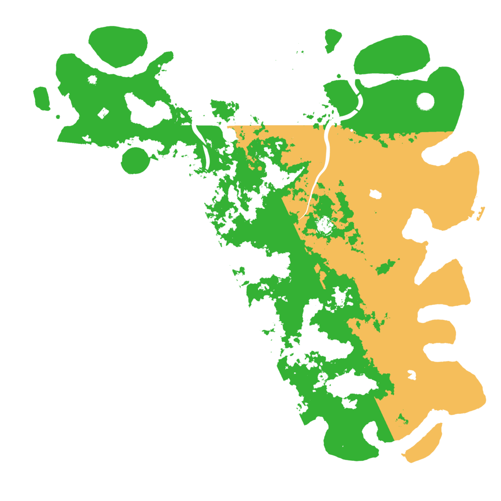 Biome Rust Map: Procedural Map, Size: 5000, Seed: 468101385