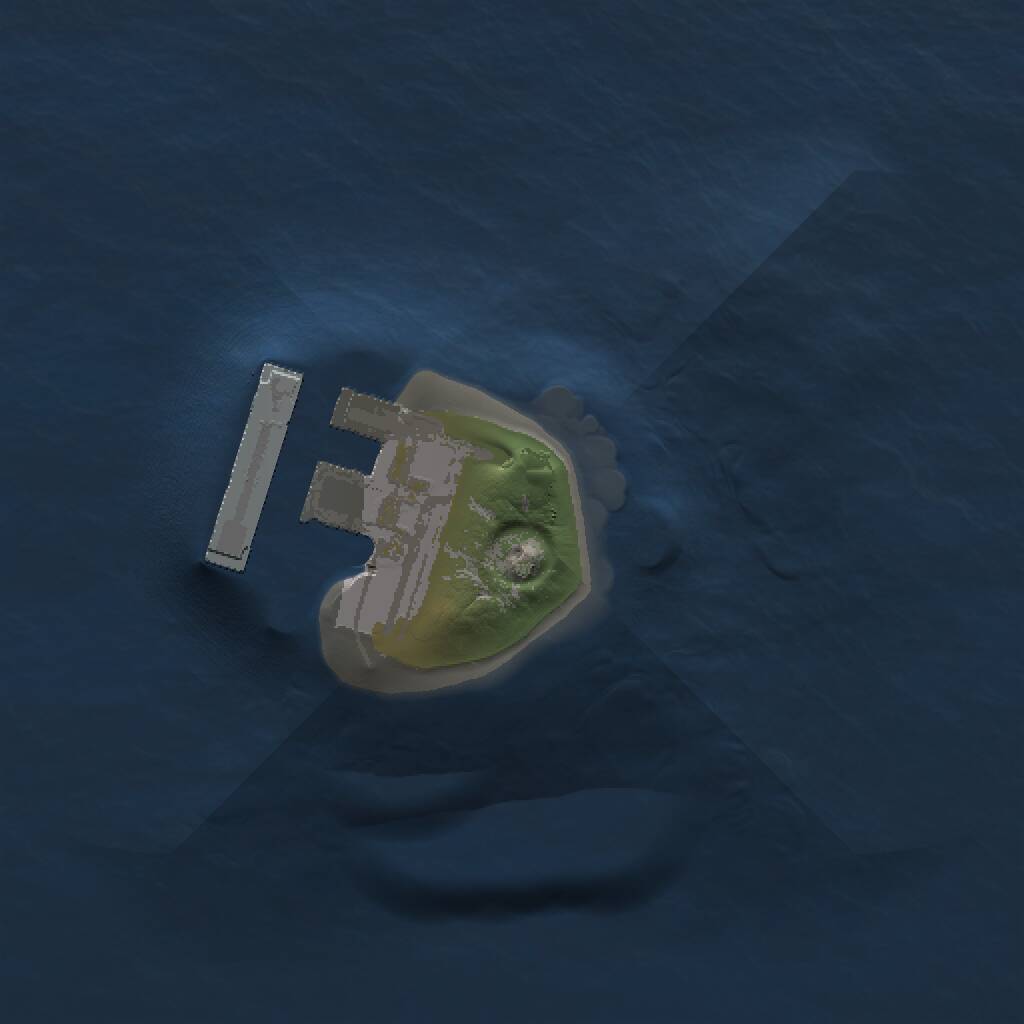 Rust Map: Procedural Map, Size: 1000, Seed: 331856041, 2 Monuments