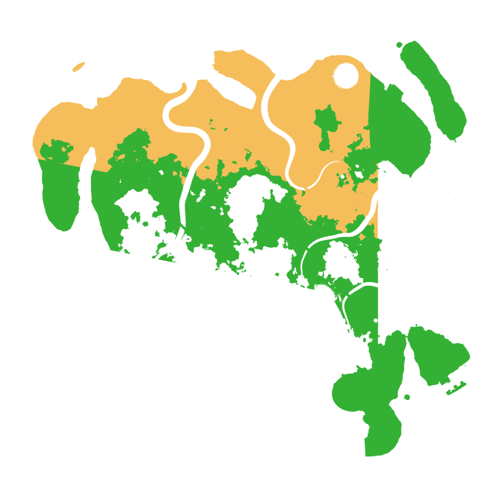 Biome Rust Map: Procedural Map, Size: 3513, Seed: 6738