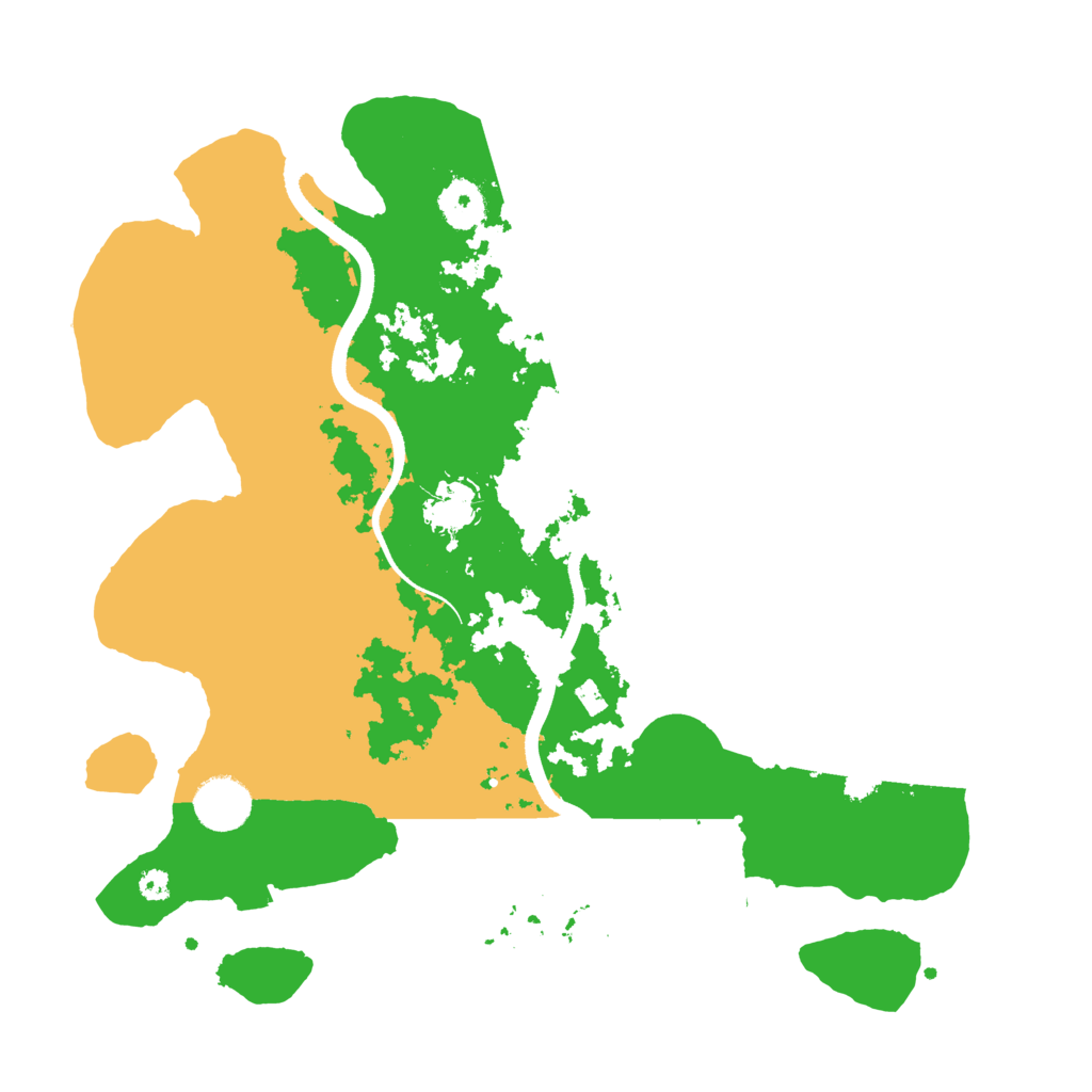 Biome Rust Map: Procedural Map, Size: 3500, Seed: 246825396