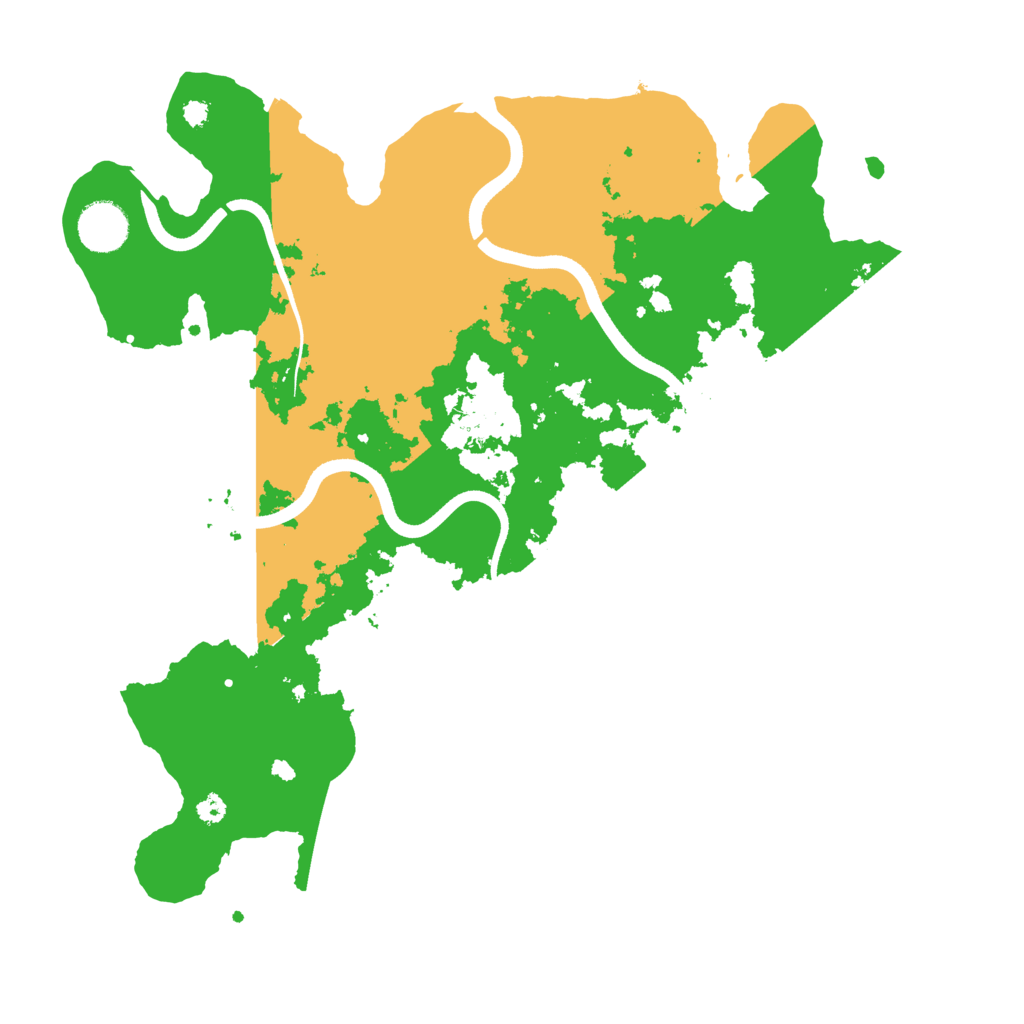 Biome Rust Map: Procedural Map, Size: 3600, Seed: 384930377