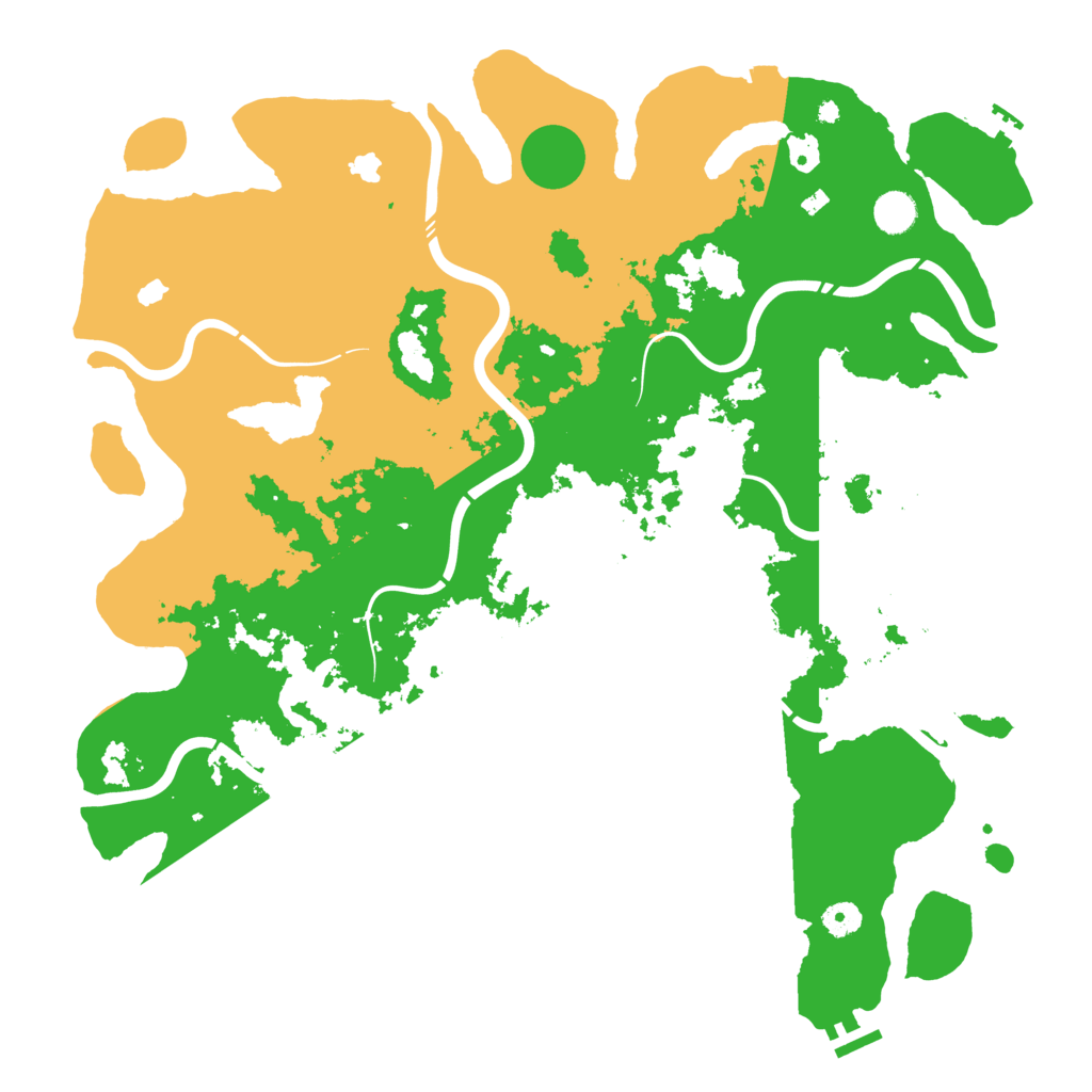 Biome Rust Map: Procedural Map, Size: 4500, Seed: 136657104