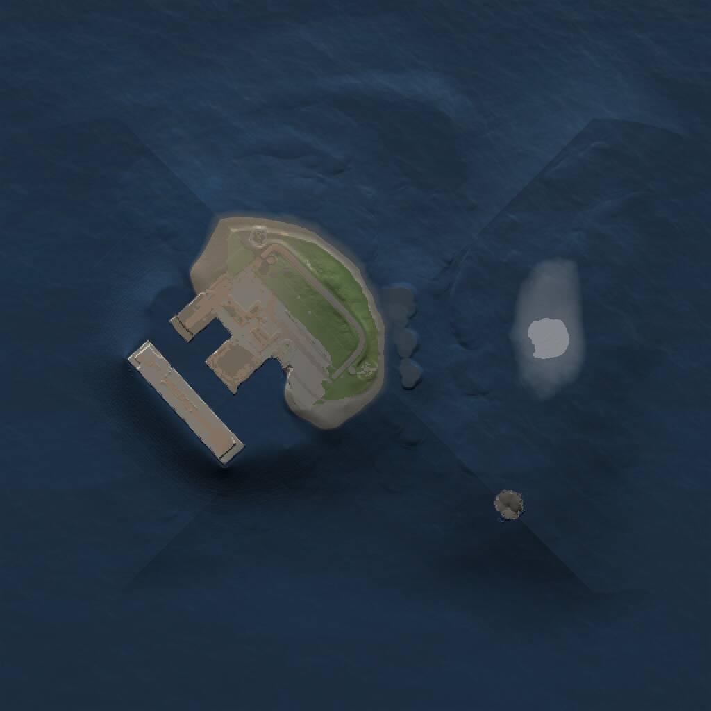 Rust Map: Procedural Map, Size: 1000, Seed: 416454164, 2 Monuments