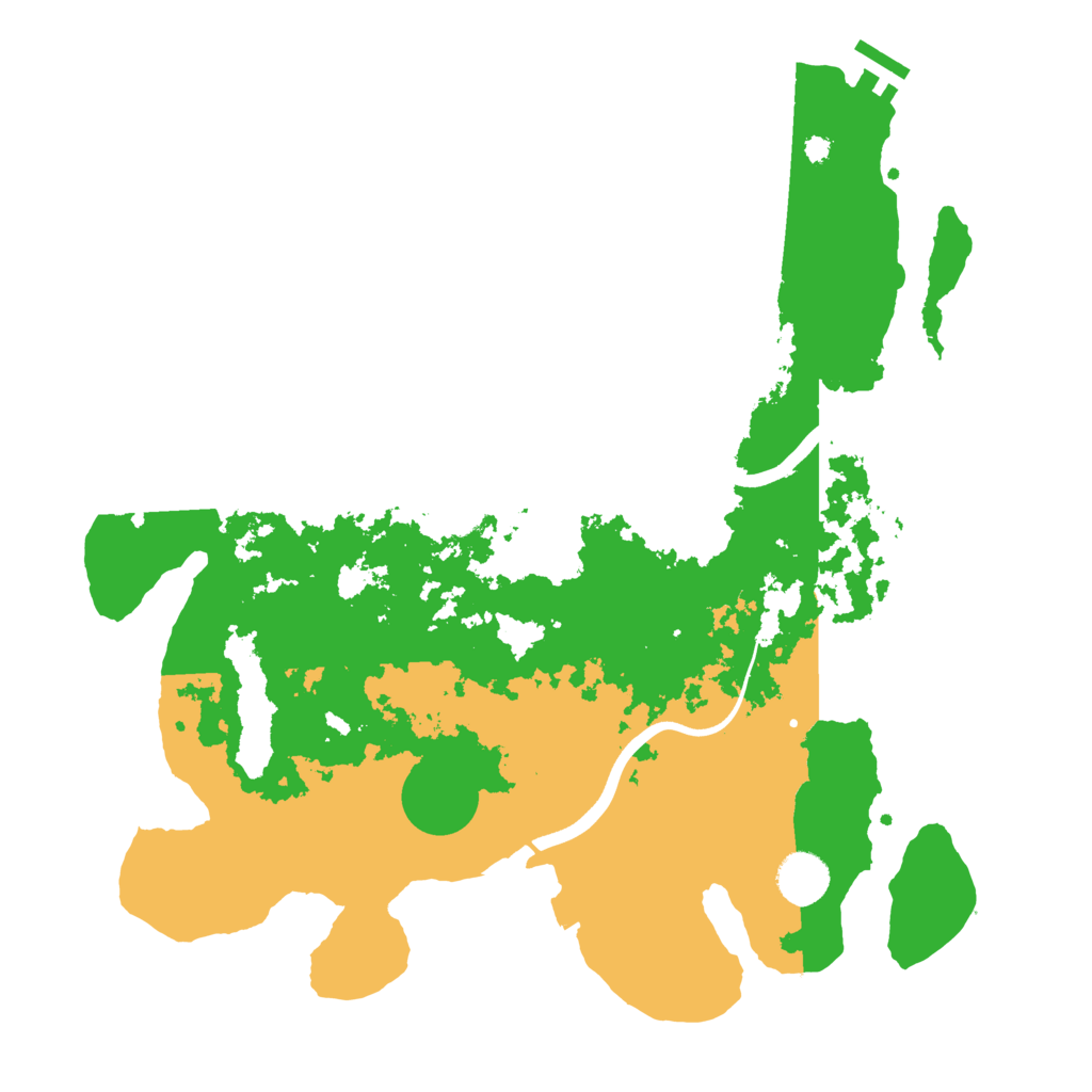 Biome Rust Map: Procedural Map, Size: 3750, Seed: 1311104905