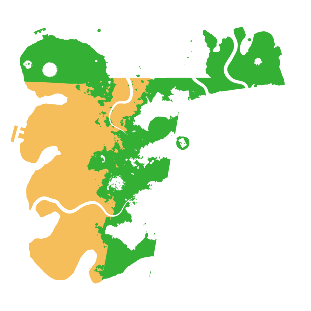 Biome Rust Map: Procedural Map, Size: 3800, Seed: 1288601940