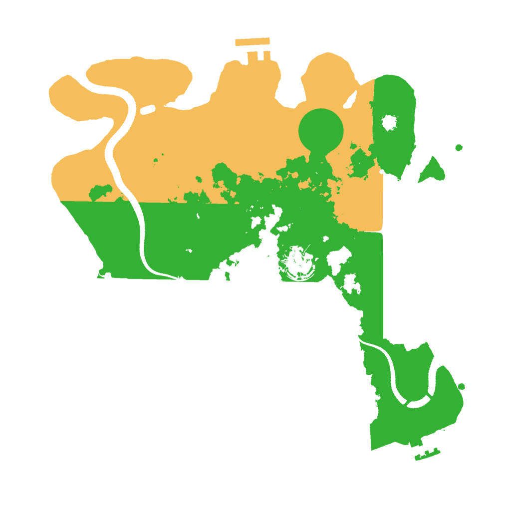 Biome Rust Map: Procedural Map, Size: 3000, Seed: 853432866